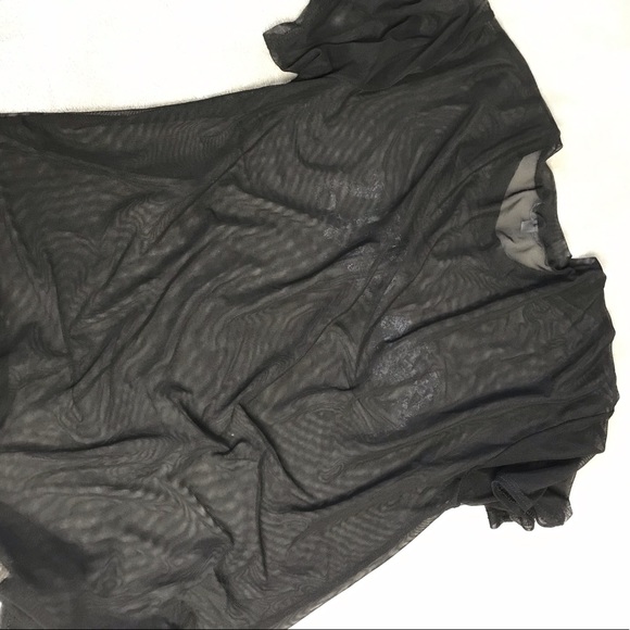 Charlotte Russe Sheer Mesh See Through Top - Picture 10 of 11